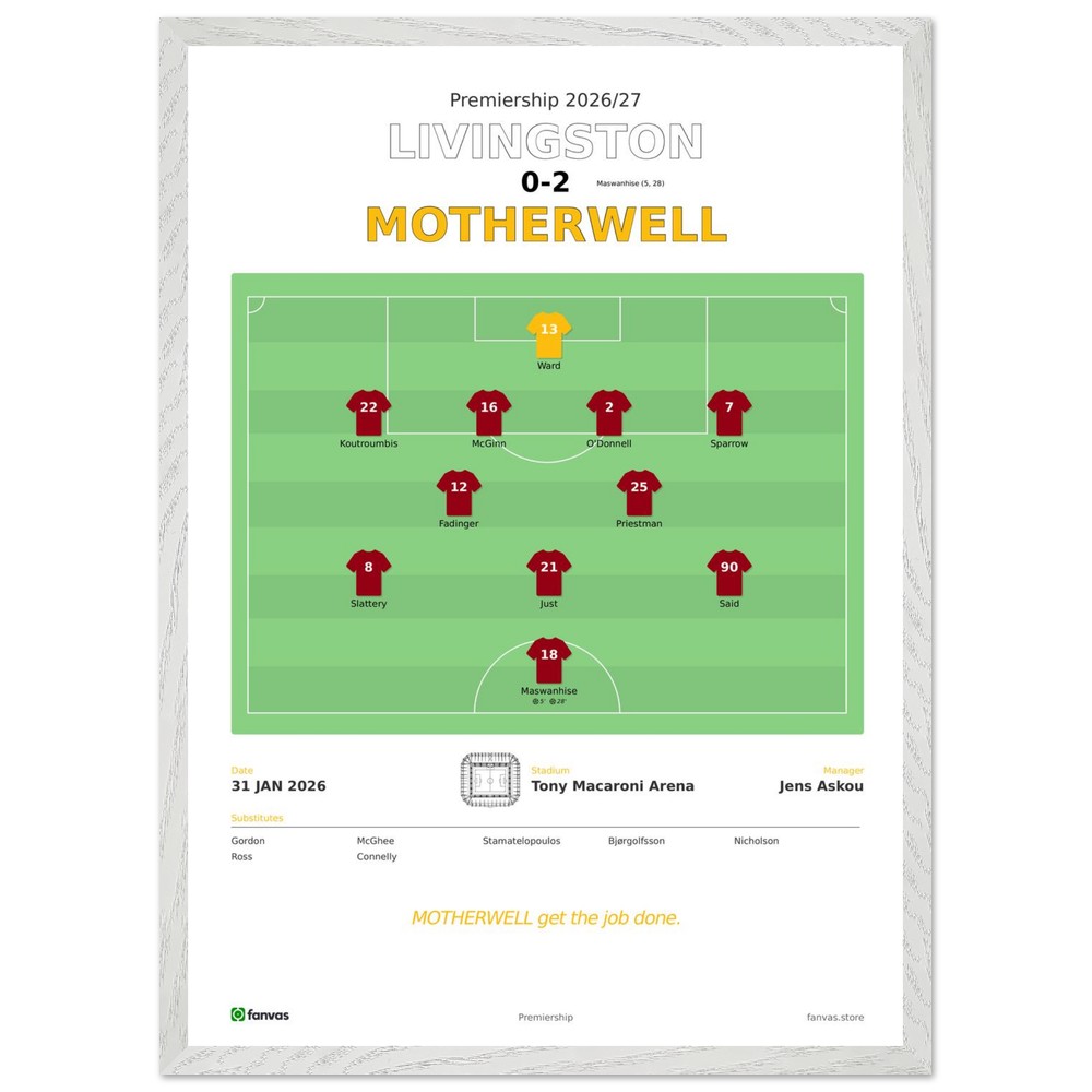 Livingston 0 - 2 Motherwell