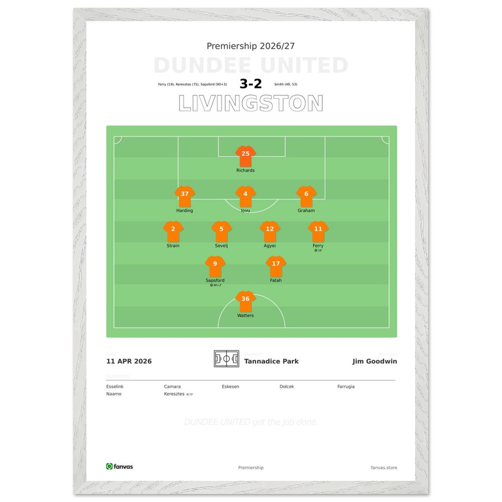 Dundee United 3 - 2 Livingston