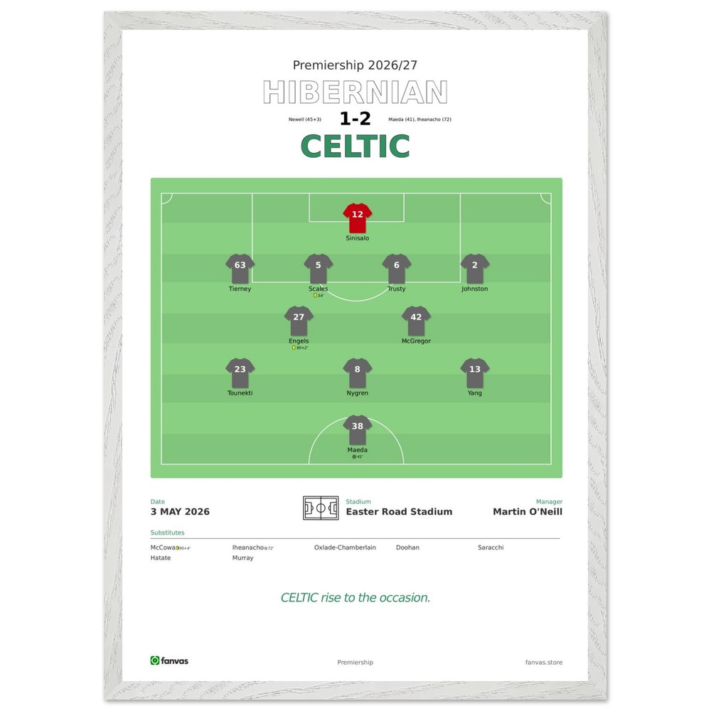 Hibernian 1 - 2 Celtic